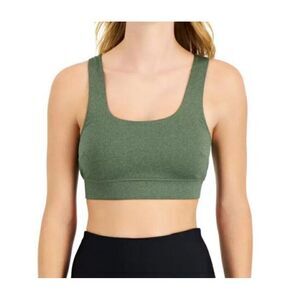 Jenni Women's Square-Neck Bralette Bra Green Palmetto  Size Small MPR‎ $25